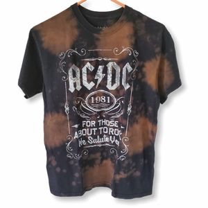 AC/DC Acid Wash 1981 Top